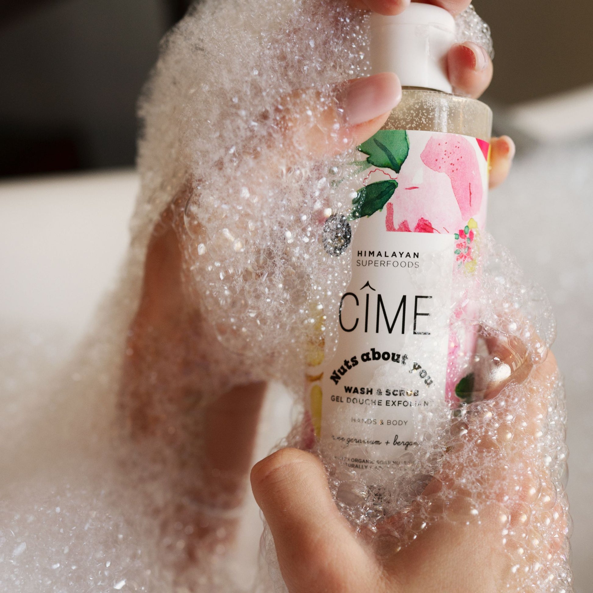 Gel douche exfoliant