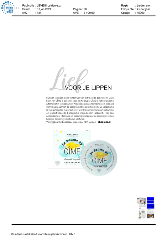 CÎME in Leven! Leiden