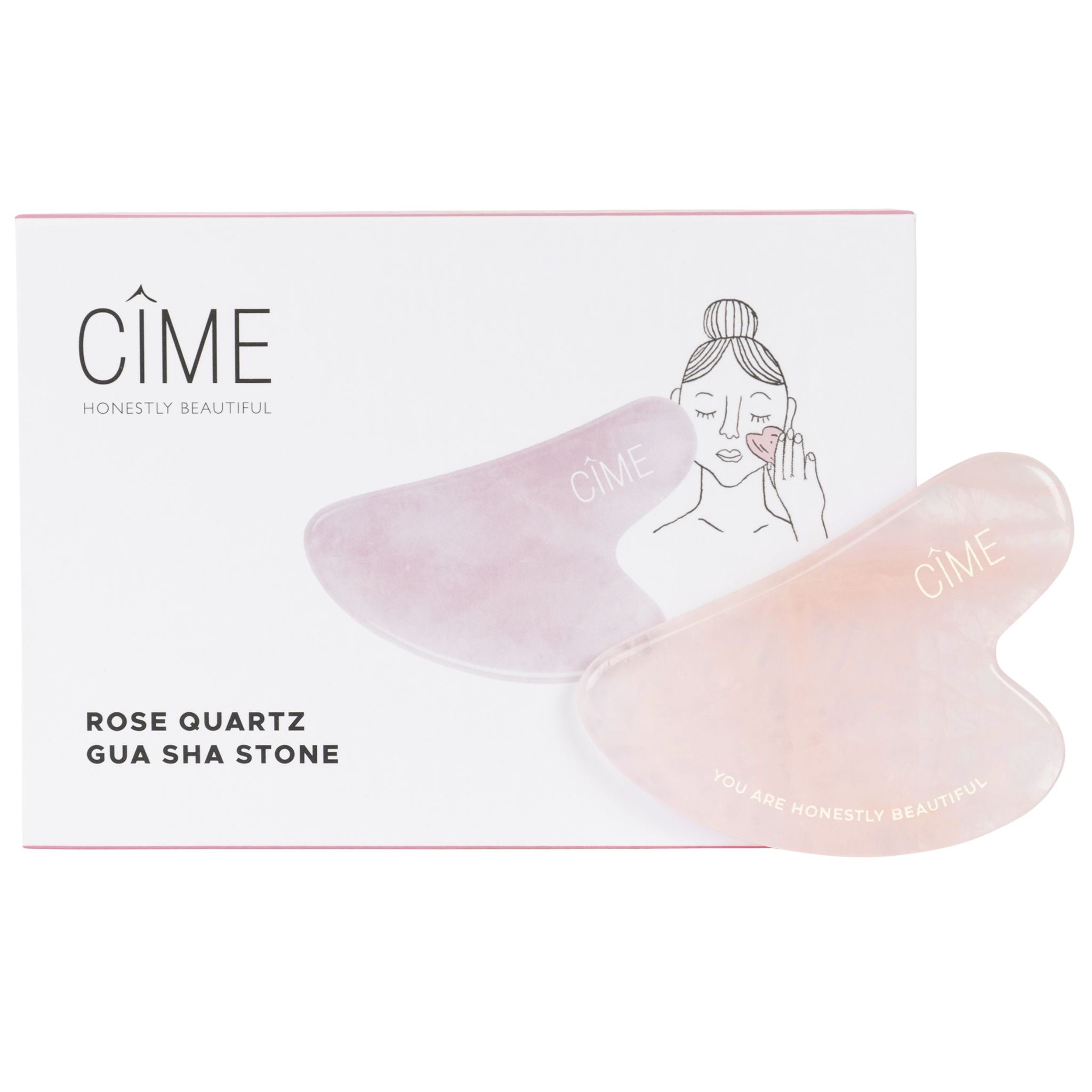 Rose Quartz Gua Sha Stone