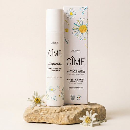 CÎME Hydra-Intense Day & Night Cream – lichte hydraterende dagcrème op steen