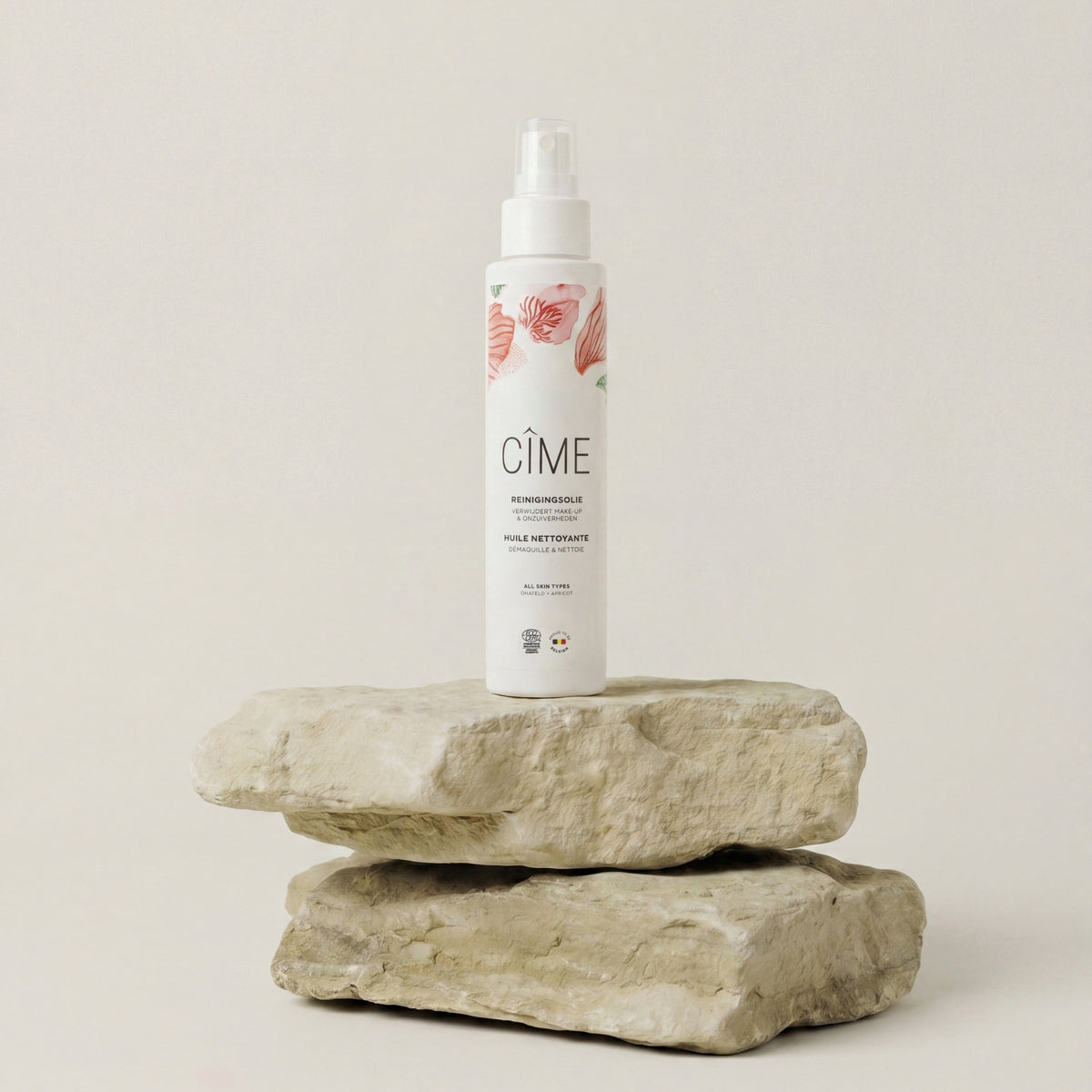 CÎME Oil Cleanser – natuurlijke reinigingsolie en make-up remover op steen