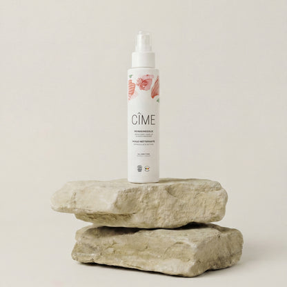 CÎME Oil Cleanser – natuurlijke reinigingsolie en make-up remover op steen