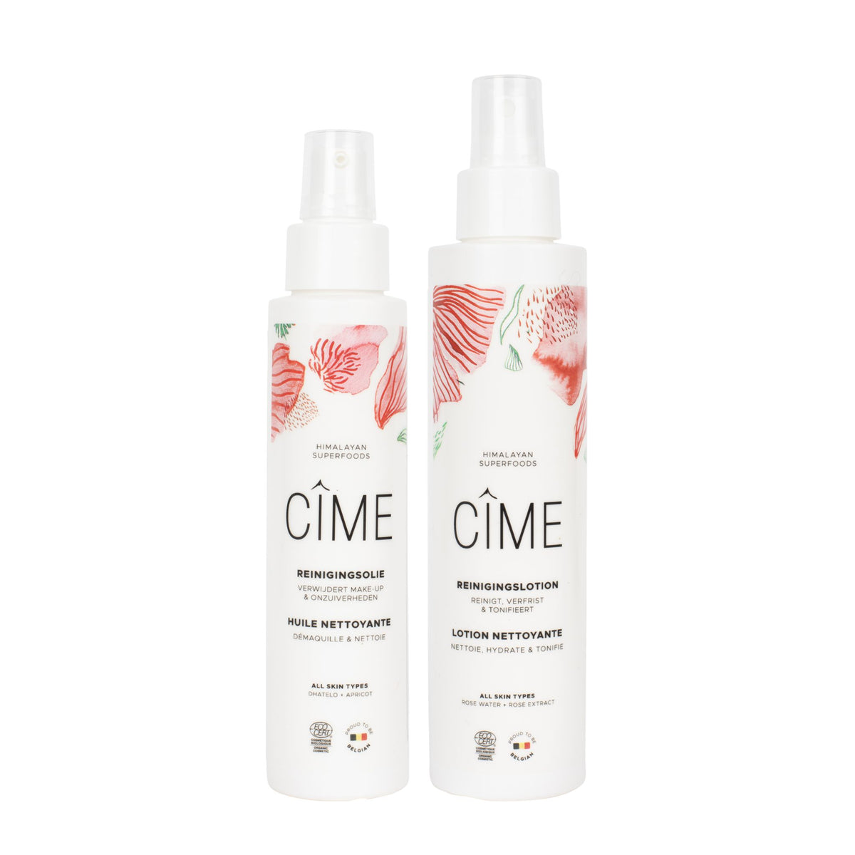 CÎME Double Cleansing Combo – reinigingsolie en reinigingslotion